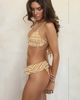 Dippin' Daisy's Dippin' Daisy's Noel super cheeky bikini bottom in vanilla latte-Yellow - 3