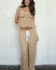 Dippin' Daisy's Dippin' Daisy's Northern lights lounge pants in vanilla latte-Yellow - 4