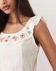 Dippin' Daisy's Dippin Daisys Printemps beach crop top in ditsy floral-White - 3