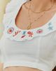 Dippin Daisys Pascale 100% Cotton Crop Top - 3