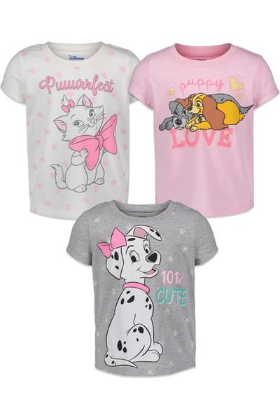 Disney Disney 3-Pack Glitter T-Shirts