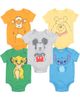 Disney Disney 5-Pack Short Sleeve Bodysuits - 1