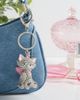 Disney Disney Aristocats Marie Crystal Pavé Bag Charm Keychain - 2