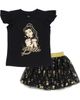 Disney Disney Beauty and the Beast 2-Piece T-Shirt and Tutu Skirt Set - 1