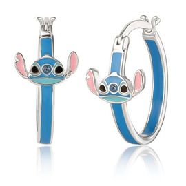 Disney Disney Blue Crystal Enamel Hoop Earring 