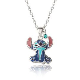 Disney Disney Blue Crystal Sitting Stitch Pendant