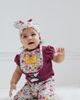 Disney Disney Bodysuit Pants Bib & Hat Layette Set - 2