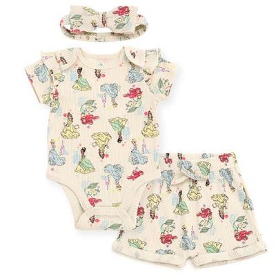Disney Disney Bodysuit Shorts & Headband Set