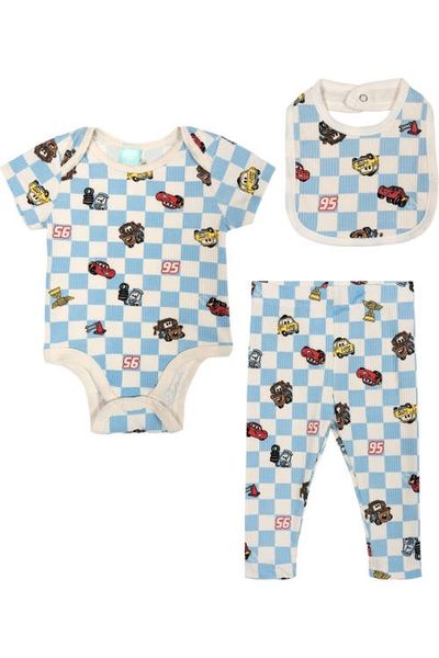 Disney Disney Cars Bodysuit Pants And Bib Set (baby)