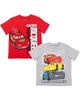 Disney Disney Cars Lightning McQueen 2-Pack Short Sleeve Graphic T-Shirts - 1