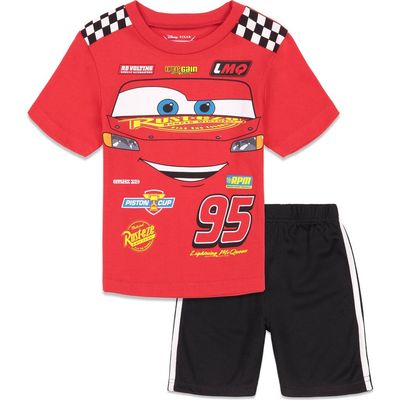 Disney Disney Cars Lightning McQueen Racing 2-Piece T-Shirt and Shorts Set