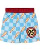 Disney Disney Cars Lightning McQueen Swimwear 2-Piece Rash Guard and Swim Trunks Set - 3