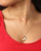 Disney Disney Donald and Daisy Duck Heart Necklace 18" Official License, Sterling Silver - 2