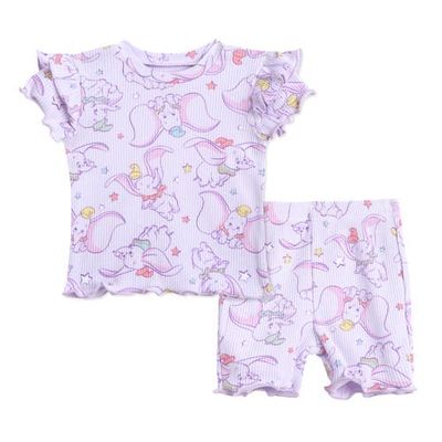Disney Disney Dumbo 2-Piece T-Shirt and Bike Shorts Set