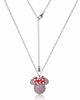 Disney Disney Fashion Red Polka Dot Bow Crystals Pave Necklace - 2