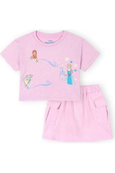 Disney Disney Frozen 2-Piece Mineral Wash Tee and Skort Set