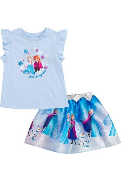 Disney Disney Frozen 2-Piece Sleeveless Top and Skirt Set
