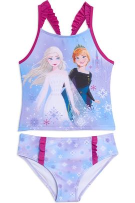 Disney Disney Frozen 2-Piece Swimwear Tankini Top and Bottoms Set