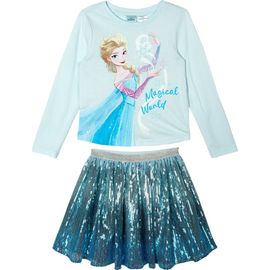 Disney Disney Frozen Long Sleeve Tee and Sequin Skirt Set