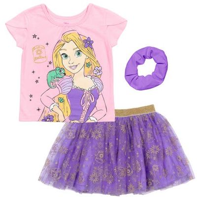 Disney Disney Frozen T-Shirt and Tutu Skirt Set with Scrunchie
