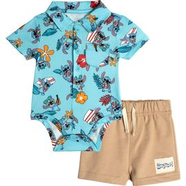 Disney Disney Lilo & Stitch 2-Piece Bodysuit and Shorts Set