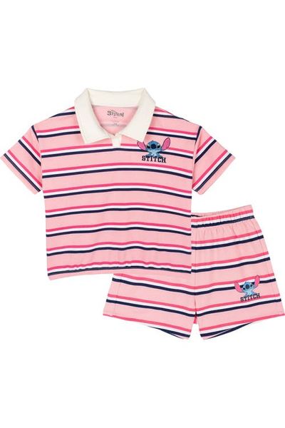 Disney Disney Lilo & Stitch 2-Piece Polo Shirt and Shorts Set