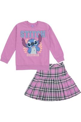 Disney Disney Lilo & Stitch 2-Piece Sweatshirt and Pleated Skirt Set
