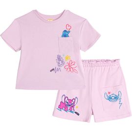 Disney Disney Lilo & Stitch 2-Piece T-Shirt and French Terry Shorts Set