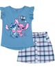 Disney Disney Lilo & Stitch 2-Piece T-Shirt and Plaid Skirt Set - 1