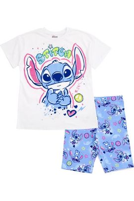 Disney Disney Lilo & Stitch 2-piece Tee And Bike Shorts Set (toddler, Little Kid & Big Kid)