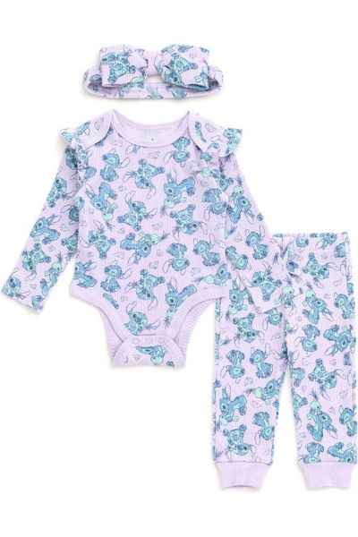 Disney Disney Lilo & Stitch 3-Piece Bodysuit and Pants Set