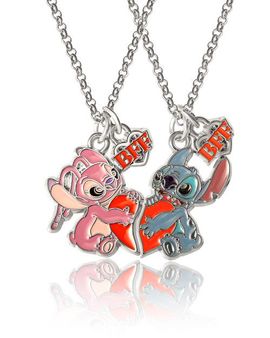 Disney Disney Lilo & Stitch BFF Necklace Set of 2, 16"+3"