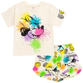 Disney Disney Lilo & Stitch Girls' 2-Piece T-Shirt and Shorts Set