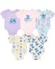 Disney Disney Lilo & Stitch Girls' 5-Pack Short Sleeve Bodysuits - 1