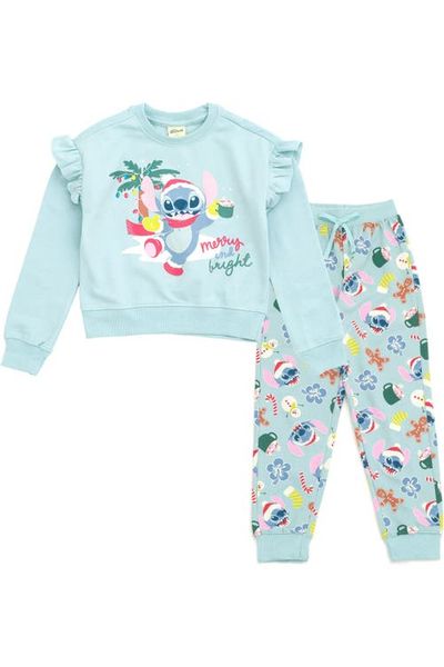Disney Disney Lilo & Stitch Holiday 2-Piece Fleece Sweatshirt and Pants Set