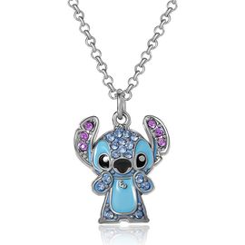 Disney Disney Lilo & Stitch Pave Crystal Pendant Necklace