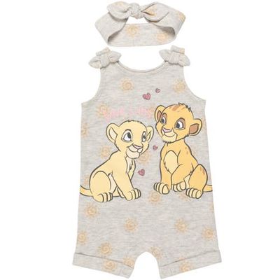 Disney Disney Lion King 2-Piece Sleeveless Romper and Headband Set