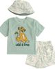 Disney Disney Lion King Simba T-Shirt Shorts and Bucket Hat Set - 1