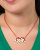 Disney Disney Mickey and Minnie Mouse Santa Necklace and Stud Earrings Set - 3