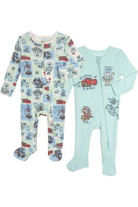 Disney Disney Mickey Mouse 2-Pack Footed One-Piece Sleep N' Play