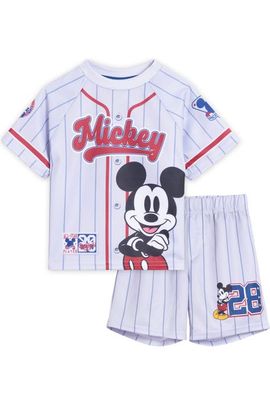 Disney Disney Mickey Mouse 2-Piece Baseball Jersey and Shorts Set