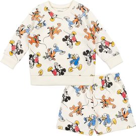 Disney Disney Mickey Mouse 2-Piece French Terry Sweatshirt and Shorts Set
