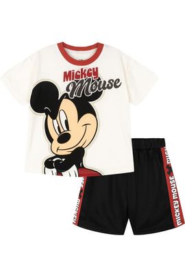 Disney Disney Mickey Mouse 2-Piece Graphic Tee and Mesh Shorts Set