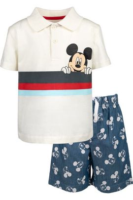 Disney Disney Mickey Mouse 2-Piece Polo Shirt and Shorts Set