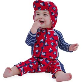 Disney Disney Mickey Mouse 2-Piece Swimwear Sunsuit and Hat Set