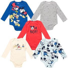 Disney Disney Mickey Mouse 5-Pack One Piece Bodysuits