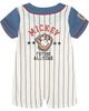 Disney Disney Mickey Mouse Baseball 2-Piece Romper and Hat Set - 4