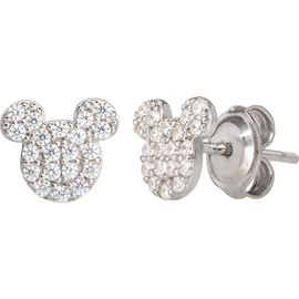 Disney Disney Mickey Mouse Earrings for Women Official License, Sterling Silver 