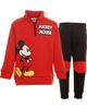 Disney Disney Mickey Mouse Fleece Quarter-Zip Sweatshirt and Pants Set - 1