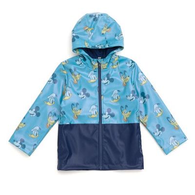 Disney Disney Mickey Mouse Hooded Zip-Up Rain Jacket